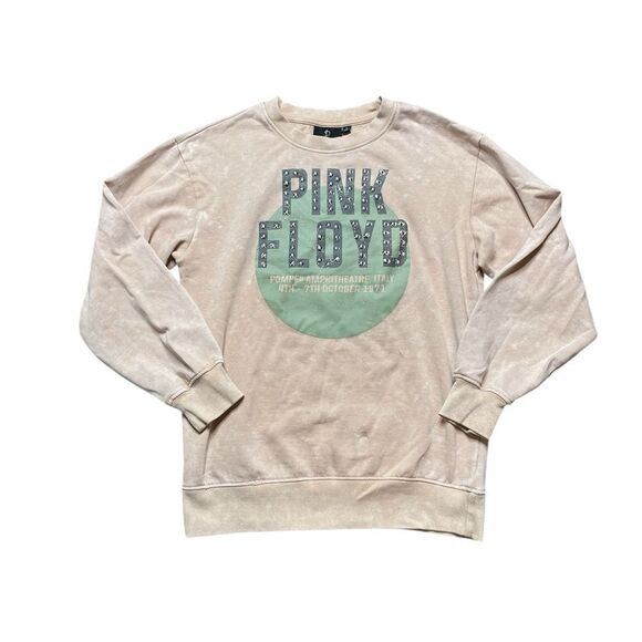 Pink Floyd Crew Neck Sweatshirt with Silver Stud Embellishments Size Small - Picture 2 of 5